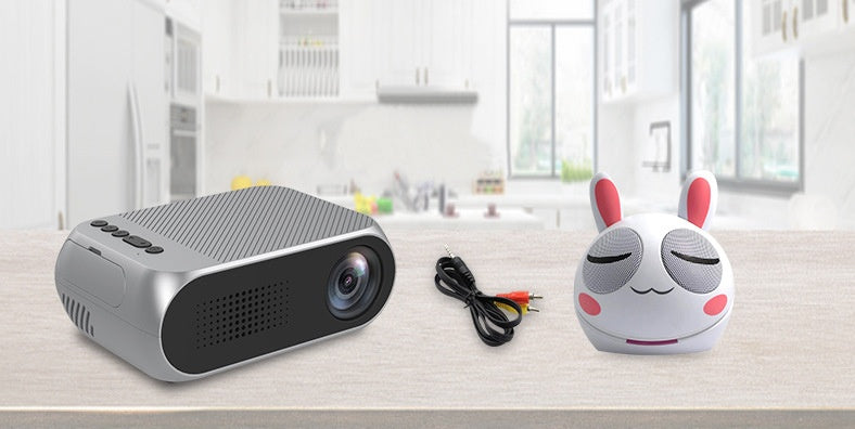 HD 1080P Mini Pico Home Projector